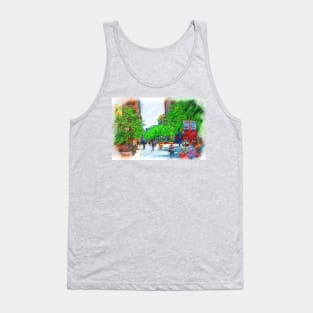 Denver 16th Street Mall Sketched Tank Top